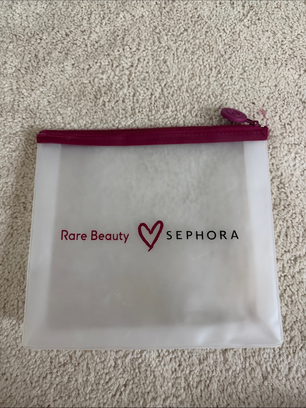 Rare Beauty x Sephora Clear Makeup Bag